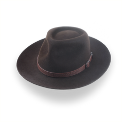 Exclusive Crown Outback Fedora Hat in Premium Fur Felt | The Magnet