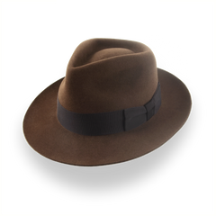 Exclusive Teardrop Crown Fedora for Men | The Capitol