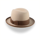 Formal Homburg Hat For Men in Premium Fur Felt | The Pigalle - Agnoulita Hats 3 