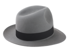 Pulsar Fedora - The Perfect Hat for Any Outfit | Agnoulita Hats Agnoulita Hats 4 | Explorer, Grey, Men's Fedora, Pewter Grey, Rabbit fur felt