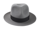 Pulsar Fedora - The Perfect Hat for Any Outfit | Agnoulita Hats Agnoulita Hats 6 | Explorer, Grey, Men's Fedora, Pewter Grey, Rabbit fur felt