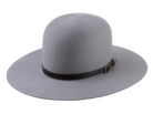The LIVAJA | Agnoulita Custom Handmade Hats Agnoulita Hats 1 | Pewter Grey, Round Crown, Western Style
