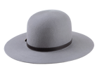 The LIVAJA | Agnoulita Custom Handmade Hats Agnoulita Hats 4 | Pewter Grey, Round Crown, Western Style