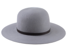 The LIVAJA | Agnoulita Custom Handmade Hats Agnoulita Hats 5 | Pewter Grey, Round Crown, Western Style