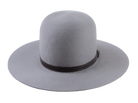 The LIVAJA | Agnoulita Custom Handmade Hats Agnoulita Hats 6 | Pewter Grey, Round Crown, Western Style