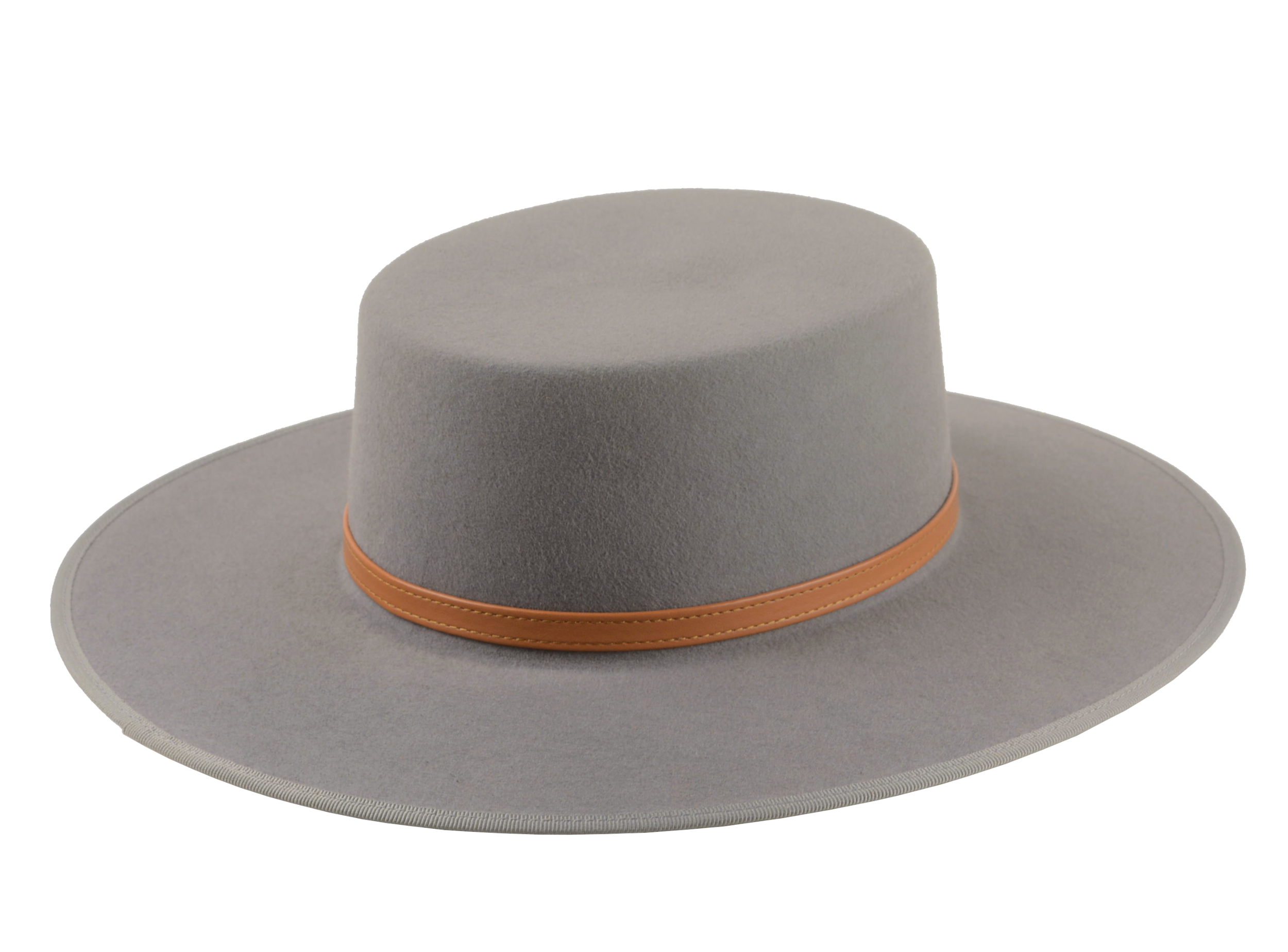 The TYCOON | Custom Handmade Western Style Hat Agnoulita Hats 4 | Grey, Pewter Grey, Rabbit fur felt, Western Style