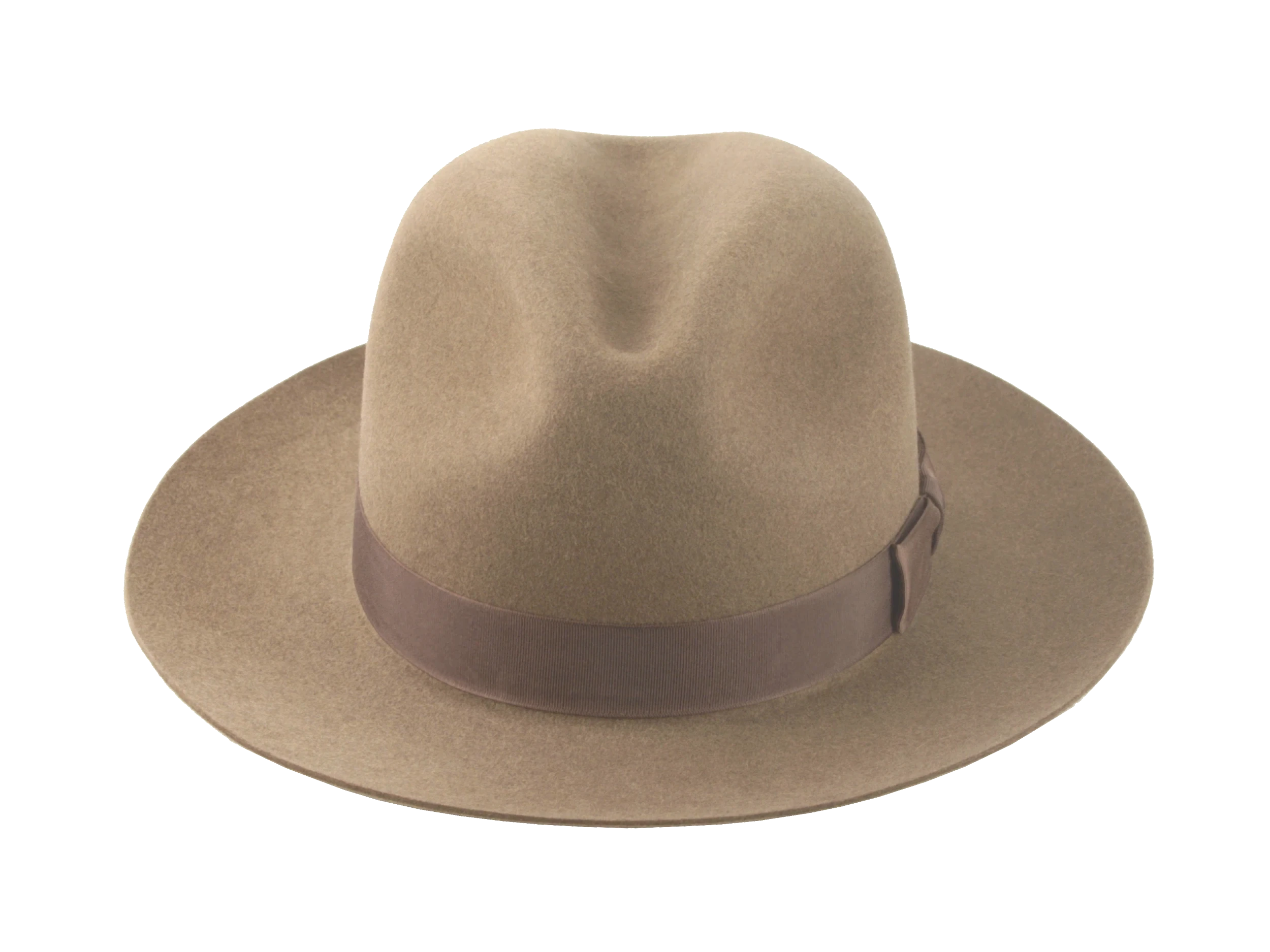 The Brando: Full view of the classic style dress fedora, emphasizing its timeless silhouette | Agnoulita Hats