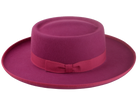 The Motown: Detailed grosgrain ribbon hatband in grape | Agnoulita Hats
