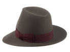 The PULSAR | Agnoulita Custom Handmade Hats Agnoulita Hats 3 | Caribou, Explorer, Men's Fedora, Rabbit fur felt