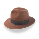 Light Brown Custom Indiana Jones Hat in Premium Fur Felt | The Raider - Agnoulita Hats 2 