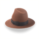 Light Brown Custom Indiana Jones Hat in Premium Fur Felt | The Raider - Agnoulita 3 