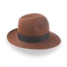 Light Brown Custom Indiana Jones Hat in Premium Fur Felt | The Raider - Agnoulita 5 