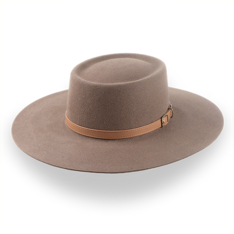 Light Brown Wide Brim Vaquero Cowboy Hat | The Mojave