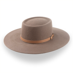 Light Brown Wide Brim Vaquero Cowboy Hat | The Mojave