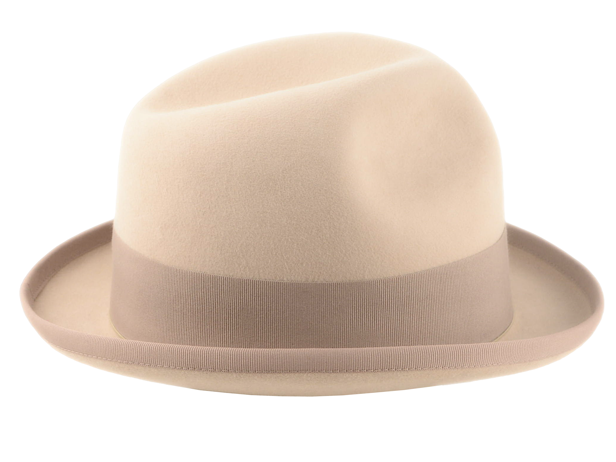 The PHAETON | Agnoulita Custom Handmade Hats Agnoulita Hats 5 | Camel, Center-dent, Homburg Fedora, Rabbit fur felt