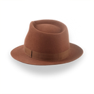 Luxury Medium Brim Fedora with Teardrop Crown | The Hermes - Agnoulita Hats 3 