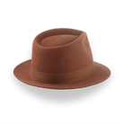 Luxury Medium Brim Fedora with Teardrop Crown | The Hermes - Agnoulita Hats 4 