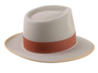 The PANDAMATOR | Agnoulita Custom Handmade Hats Agnoulita Hats 4 | Beige, Men's Fedora, Rabbit fur felt, Teardrop