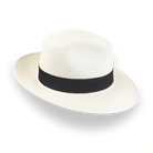 Off-White Mens Panama Fedora Hat in Toquilla Straw | The Equator - Agnoulita 5 