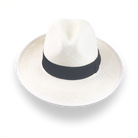 Off-White Mens Panama Fedora Hat in Toquilla Straw | The Equator - Agnoulita 6 