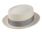 The Antico - Premium Wool Felt Porkpie Fedora For Men or Women with in Ivory White Color | Agnoulita Quality Custom Hats 4