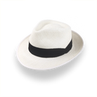 Off-White Trilby Panama Fedora Hat in Toquilla Straw | The Viento - Agnoulita Hats 1 