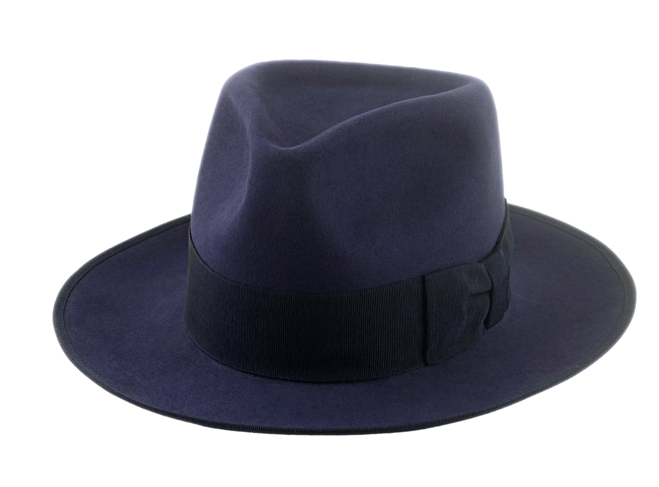 Beaver Felt Fedora Hat For Men | The CASTOR | Custom Handmade Hats Agnoulita Hats 1 | Beaver fur felt, Blue, Center-dent, Custom Beaver Fedora, Navy