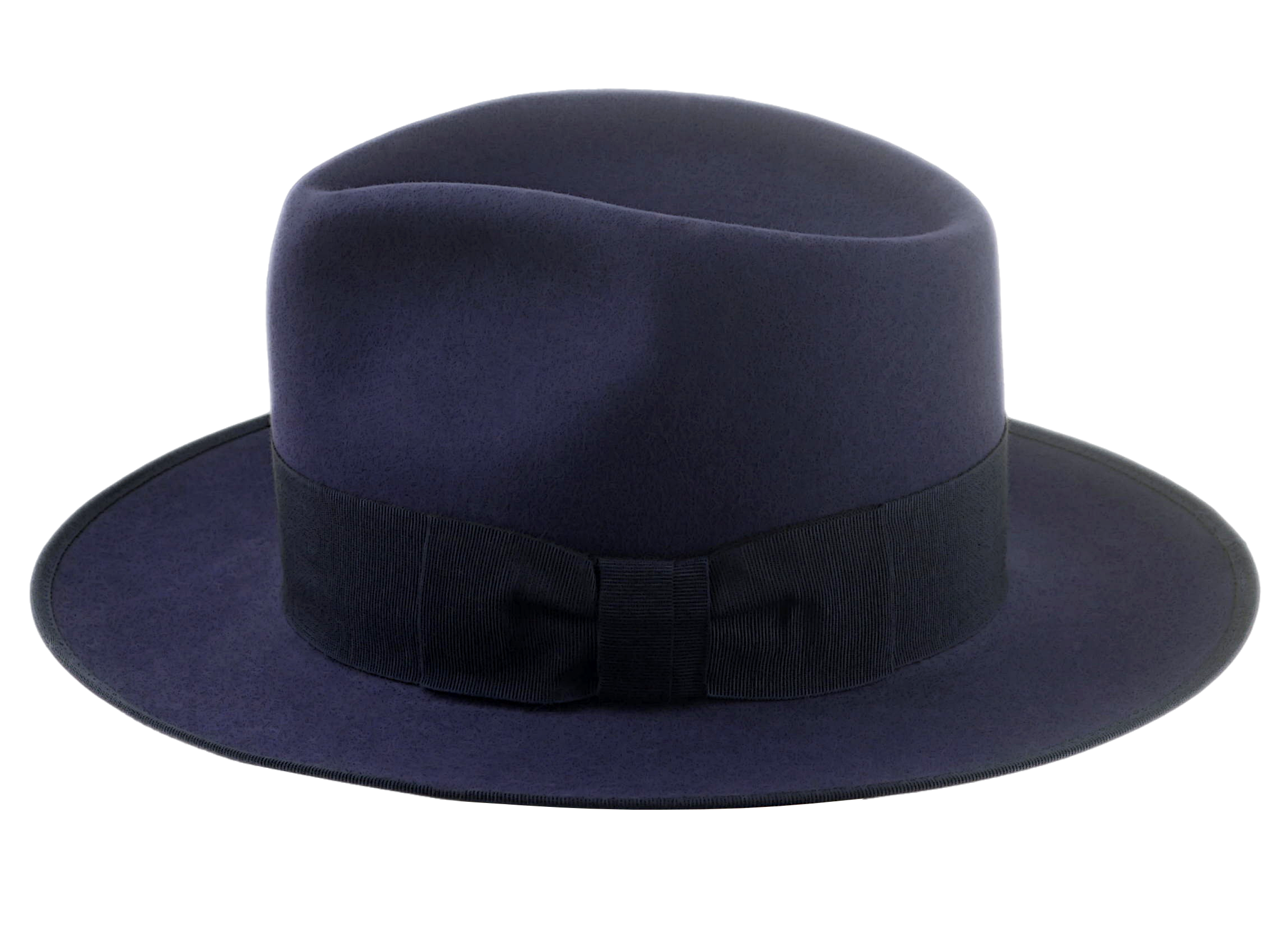 Beaver Felt Fedora Hat For Men | The CASTOR | Custom Handmade Hats Agnoulita Hats 2 | Beaver fur felt, Blue, Center-dent, Custom Beaver Fedora, Navy