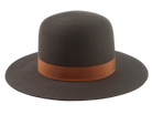 Round Crown Western Style Hat | The CARIBOU | Custom Handmade Hats Agnoulita Hats 5 | Brown, Rabbit fur felt, Round Crown, Western Style
