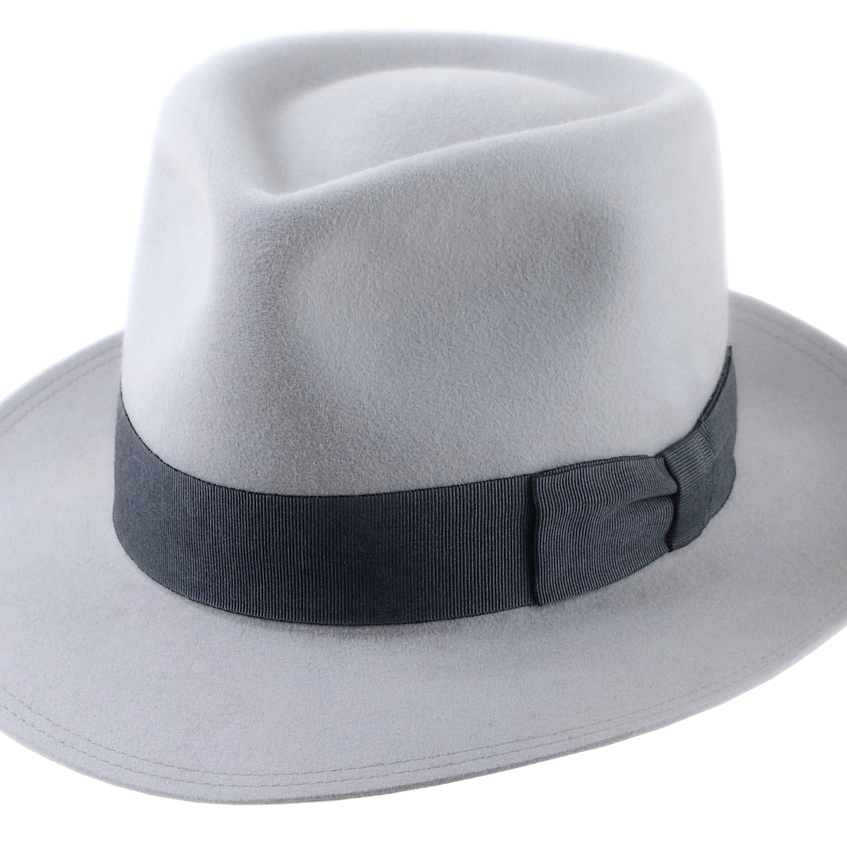 Silver Grey Mens Fedora Hat The Howitzer Agnoulita Hats 9494