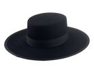 Fur Felt Bolero Hat | The GAUCHO | Custom Handmade Hats Agnoulita Hats 4 | Black, Rabbit fur felt, Western Style
