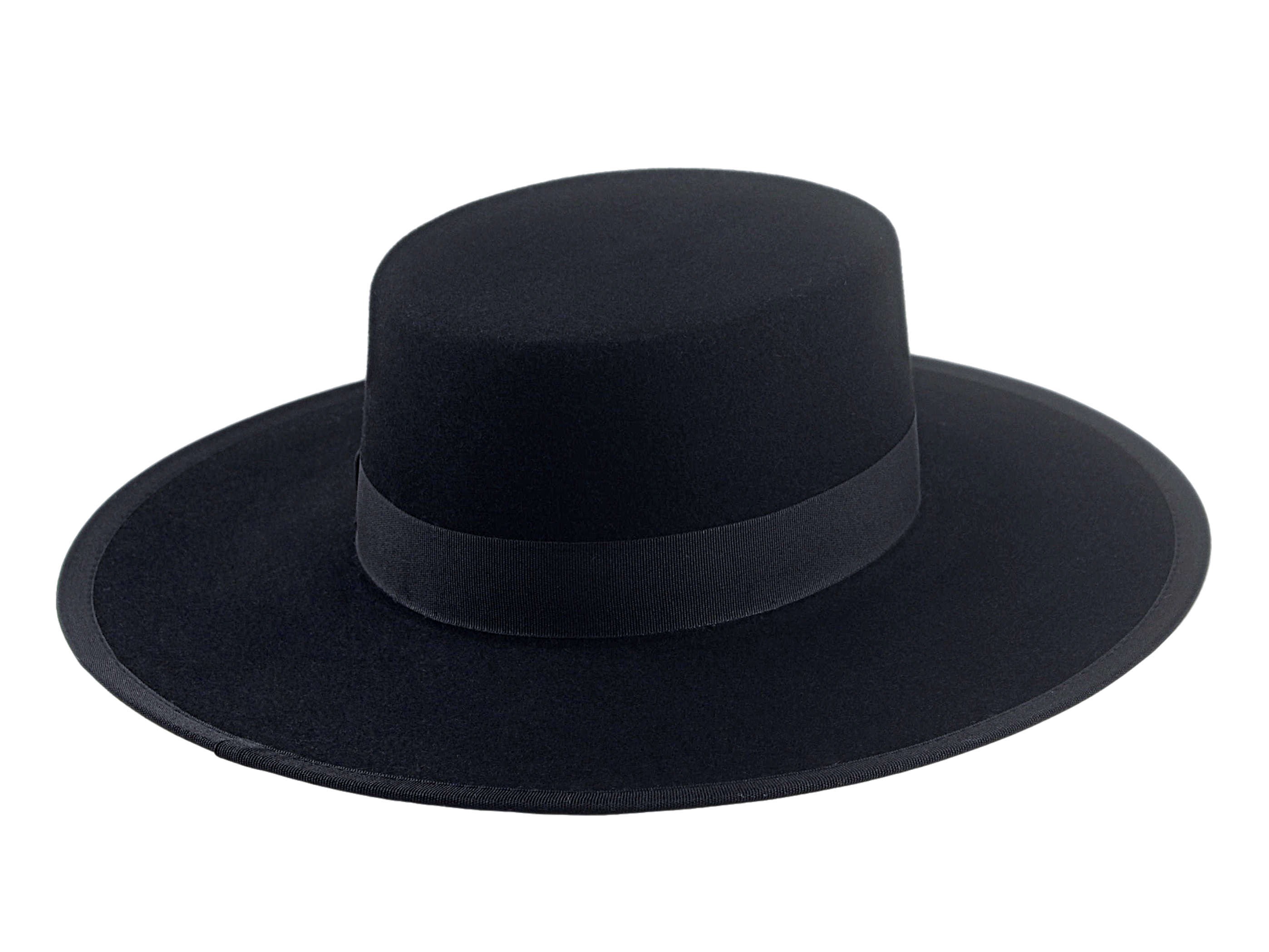Fur Felt Bolero Hat | The GAUCHO | Custom Handmade Hats Agnoulita Hats 4 | Black, Rabbit fur felt, Western Style
