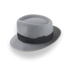 Stylish Bogart Fedora Hat in Grey Fur Felt | The Gin Joint - Agnoulita Hats 2 