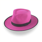 Stylish Fuchsia Fedora Hat with Custom Fit | The Equinox - Agnoulita Hats 1 