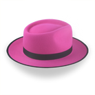 Stylish Fuchsia Fedora Hat with Custom Fit | The Equinox - Agnoulita 5 