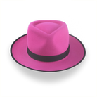 Stylish Fuchsia Fedora Hat with Custom Fit | The Equinox - Agnoulita 6 