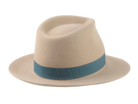 Men's Fedora | The DRAKE | Custom Handmade Hats Agnoulita Hats 4 | Camel, Men's Fedora, Rabbit fur felt, Teardrop