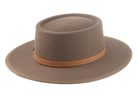 The TALISMAN | Agnoulita Custom Handmade Hats Agnoulita Hats 4 | Brown, Desert Taupe, Rabbit fur felt, Telescope, Western Style