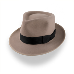 Versatile Tawny Men's Fedora Hat in Rabbit Fur | The Archer