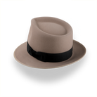 Versatile Tawny Men's Fedora Hat in Rabbit Fur | The Archer - Agnoulita Hats 3 