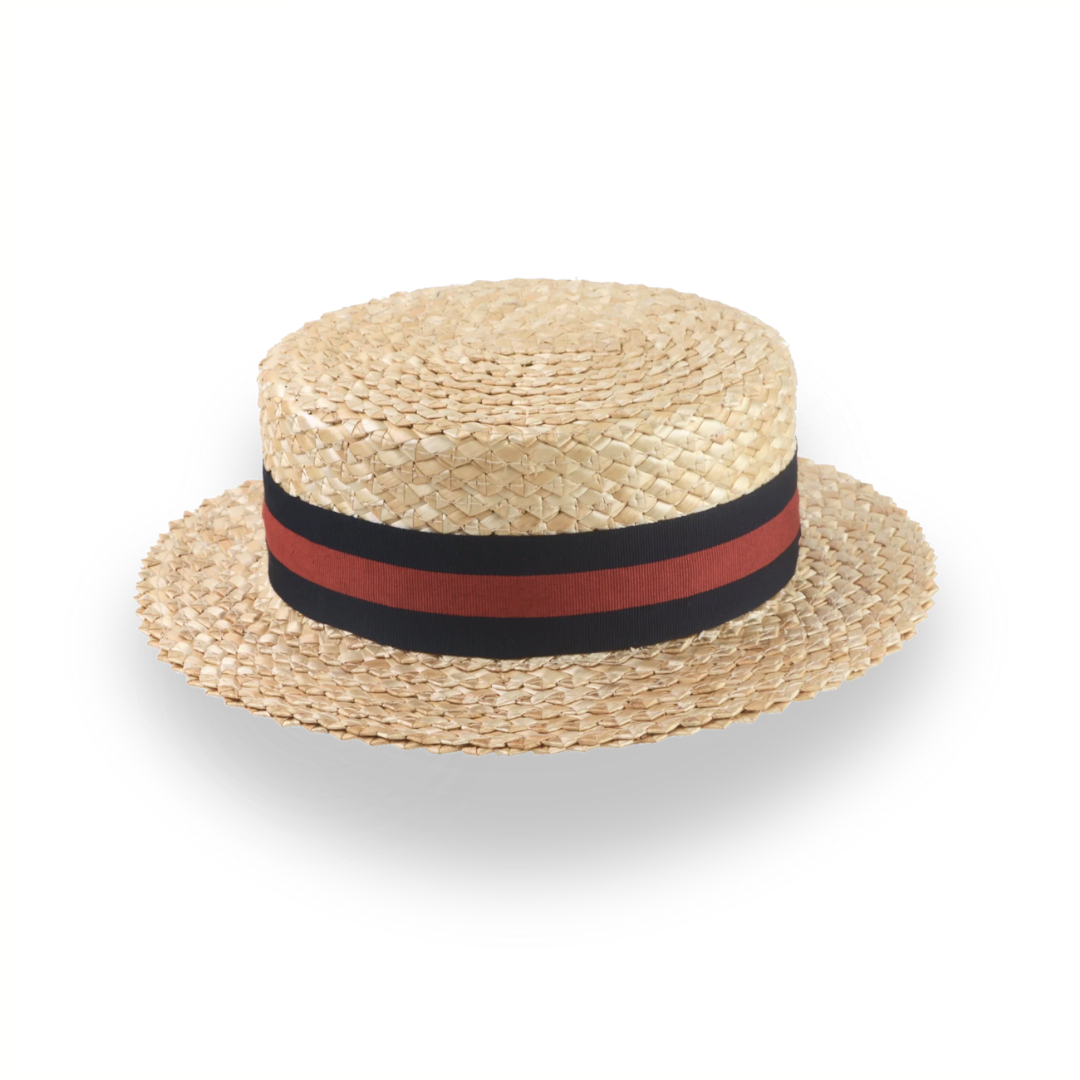 Classic Natural High Quality Light Weight Straw Boater Hat / hot Boater With Removable Ribbon / European Style Boater Hat / Lg & Xlg Headsizes