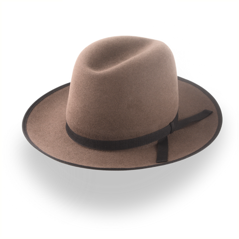 Wide Brim Western Fedora Hat with Classic 3-Inch Brim | The Wayfarer